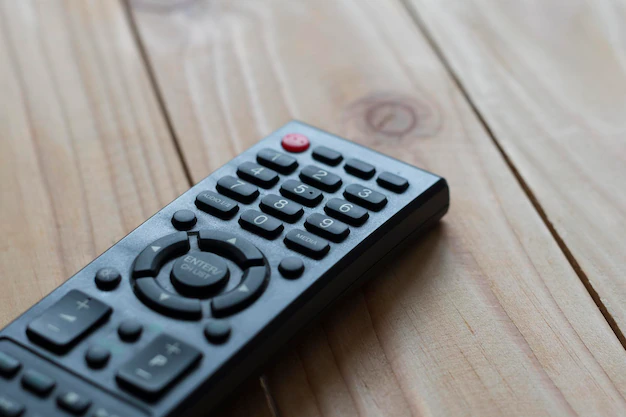 Streaming remote control close up