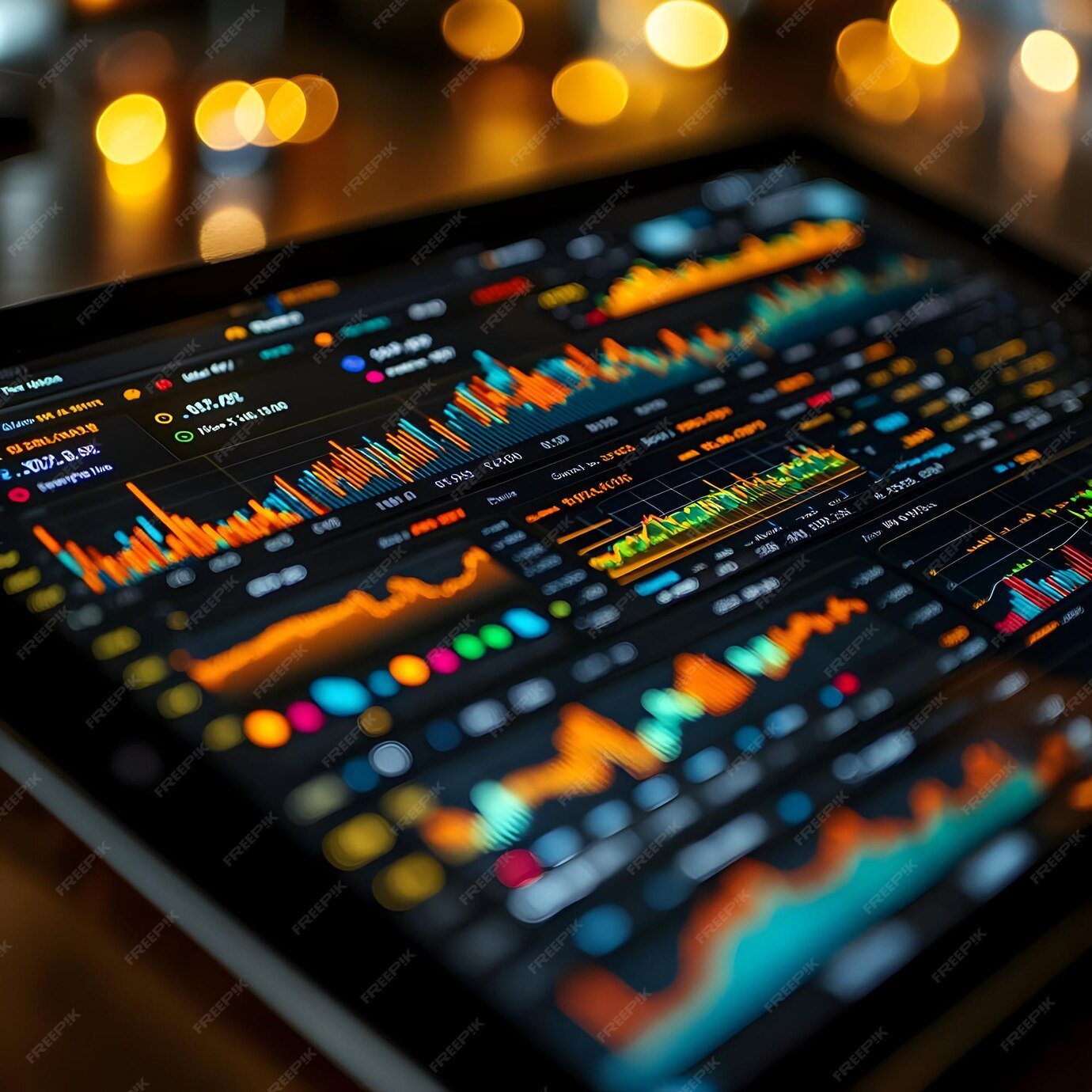Technical analysis charts for cryptocurrency trading
