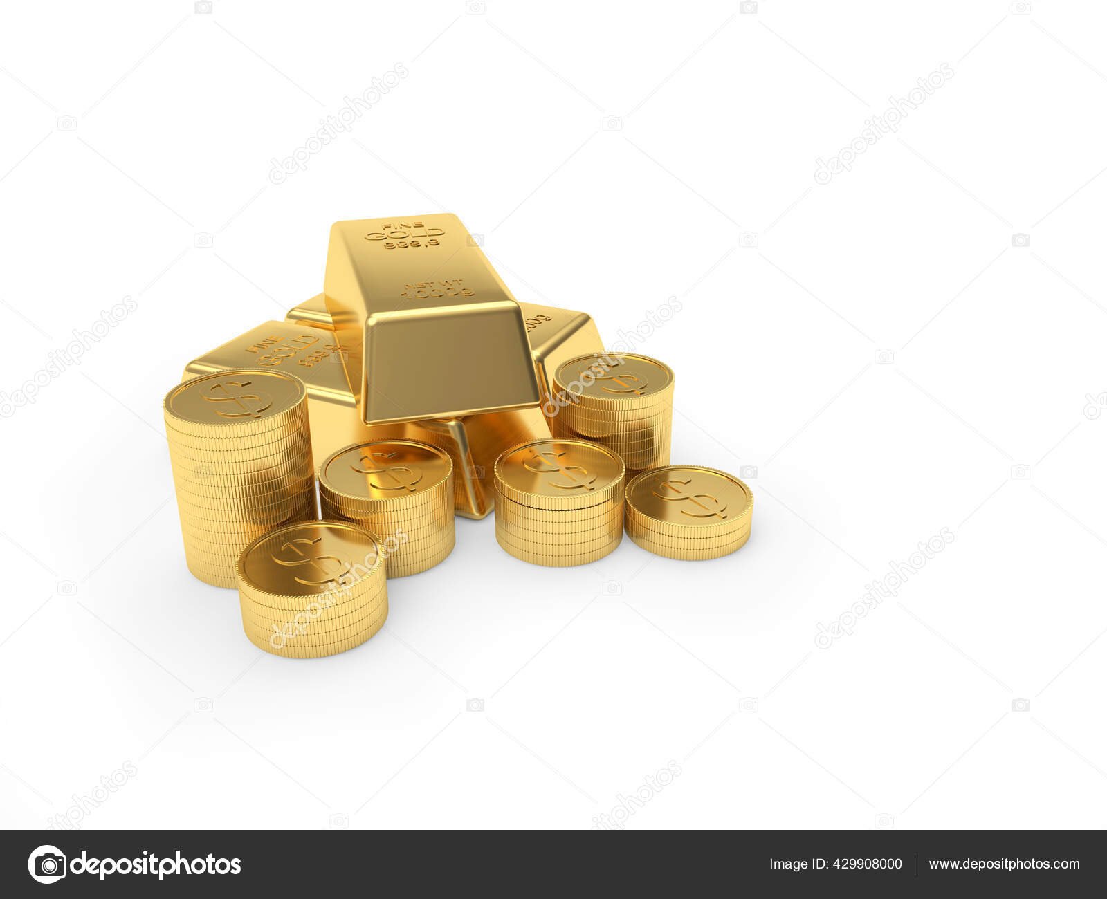 pure gold bars and coins for investment