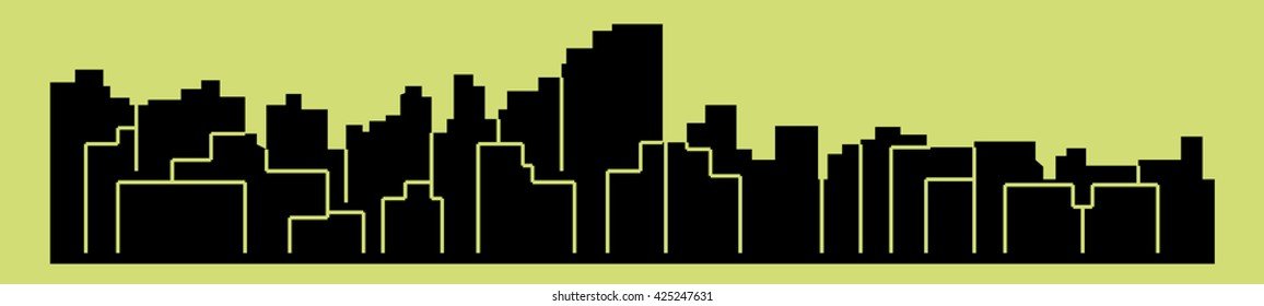 Rajkot city skyline under a clear blue sky