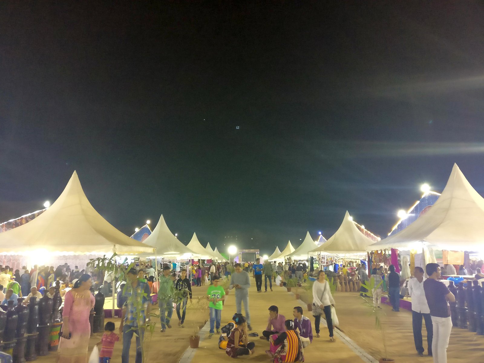Monsoon rains in the streets of Rajkot