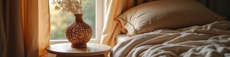 A cozy bedroom setup optimized for sleep hygiene