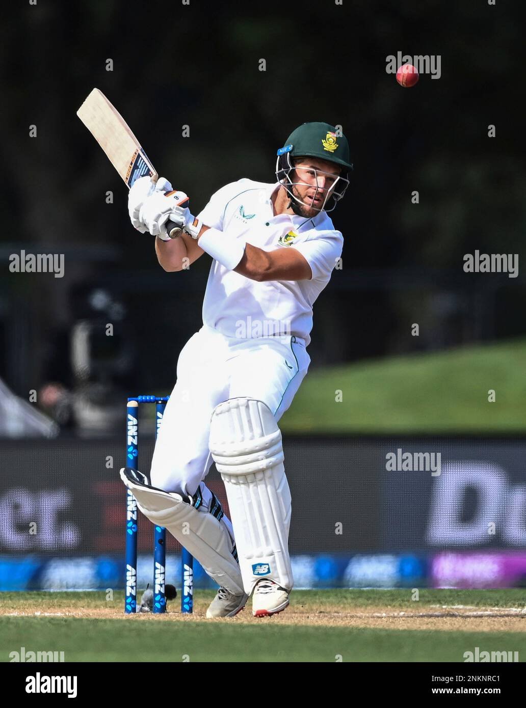 Wiaan Mulder in action for the Proteas